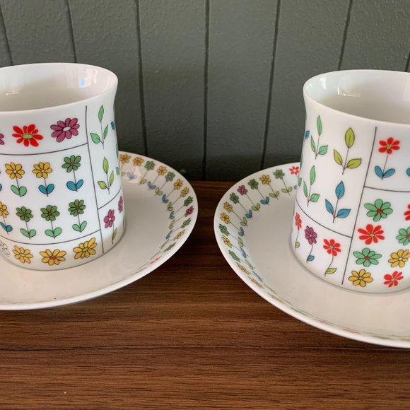 Emilio Pucci Rosenthal Studio Line Germany Piemonte Cup and Saucer - Picture 6 of 6